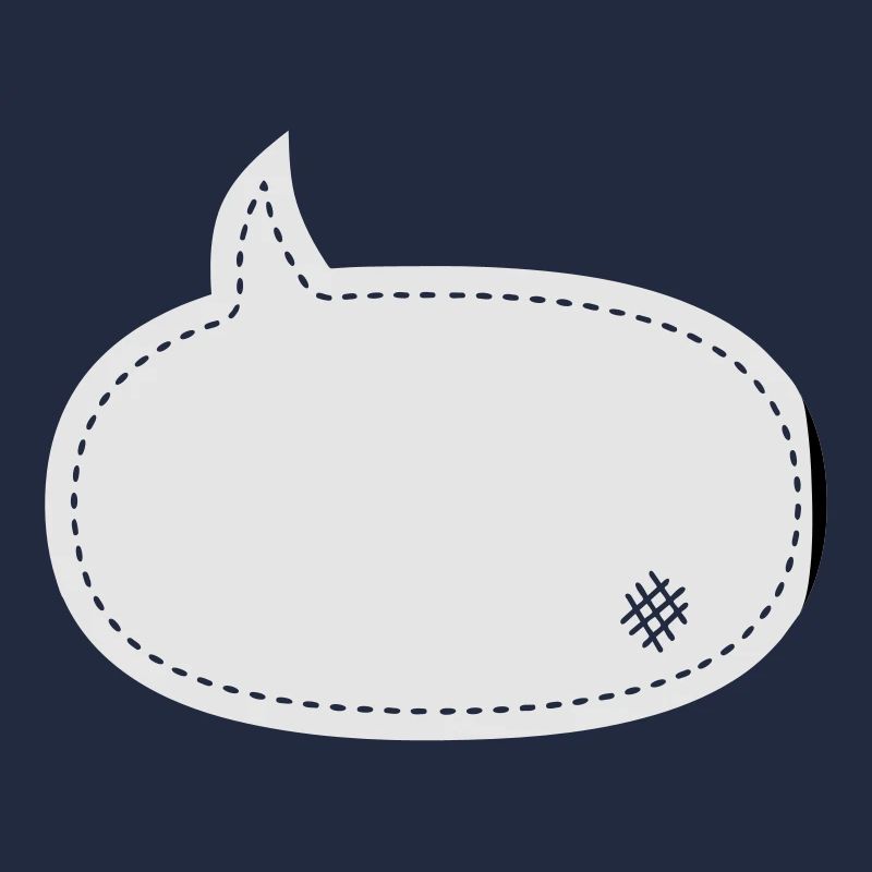 speech balloon patch
