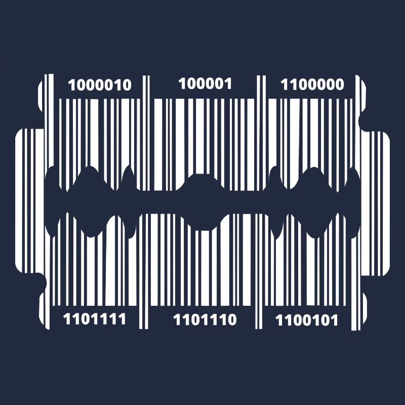 Rasierklinge mit Code