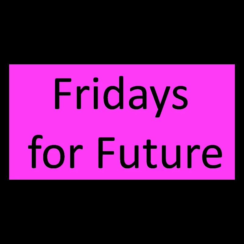 Fridays for Future Slogan pink