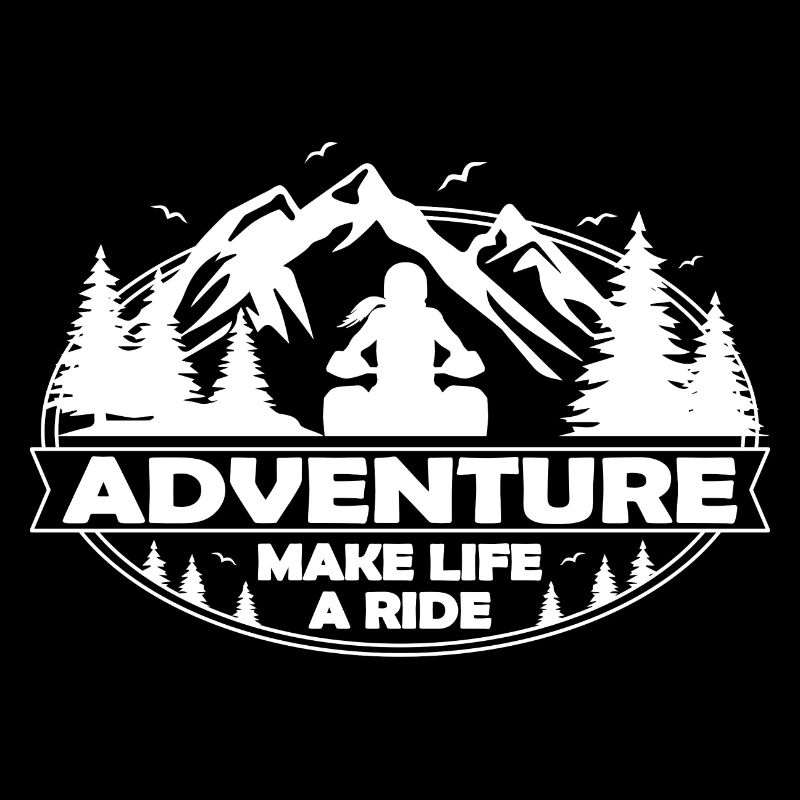 Motocycliste make life a ride Tourer Motorad