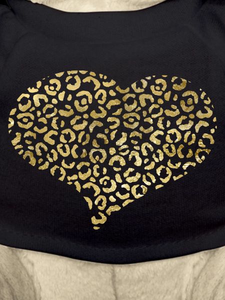 Heart leopard patterns