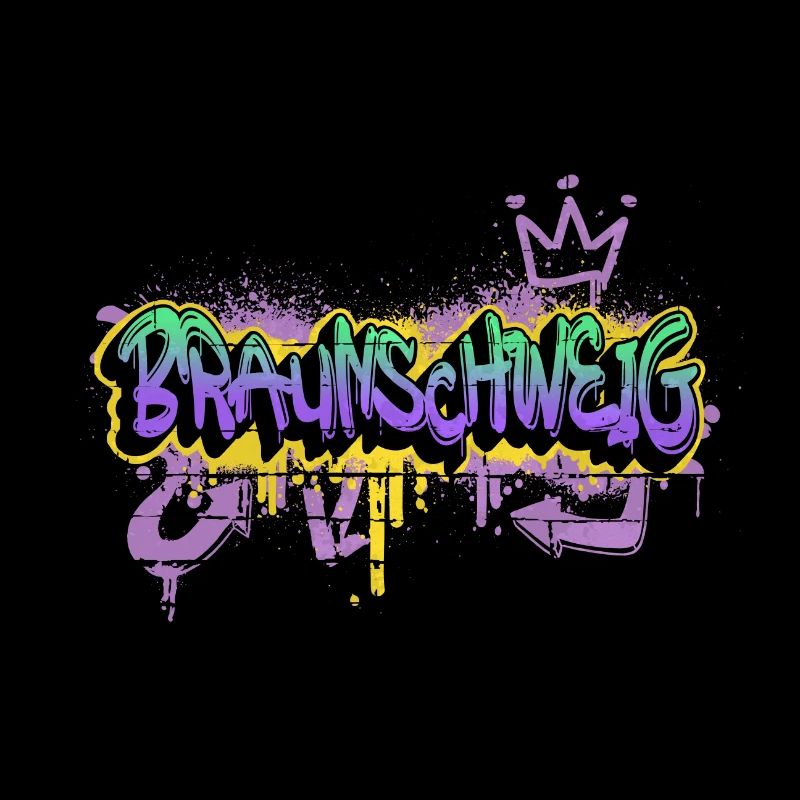 Braunschweig Deutschland Stadt Graffiti Sprayer