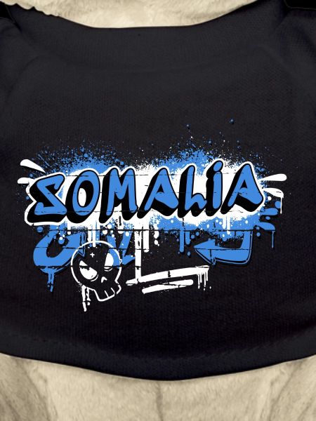Somalia graffiti flag design