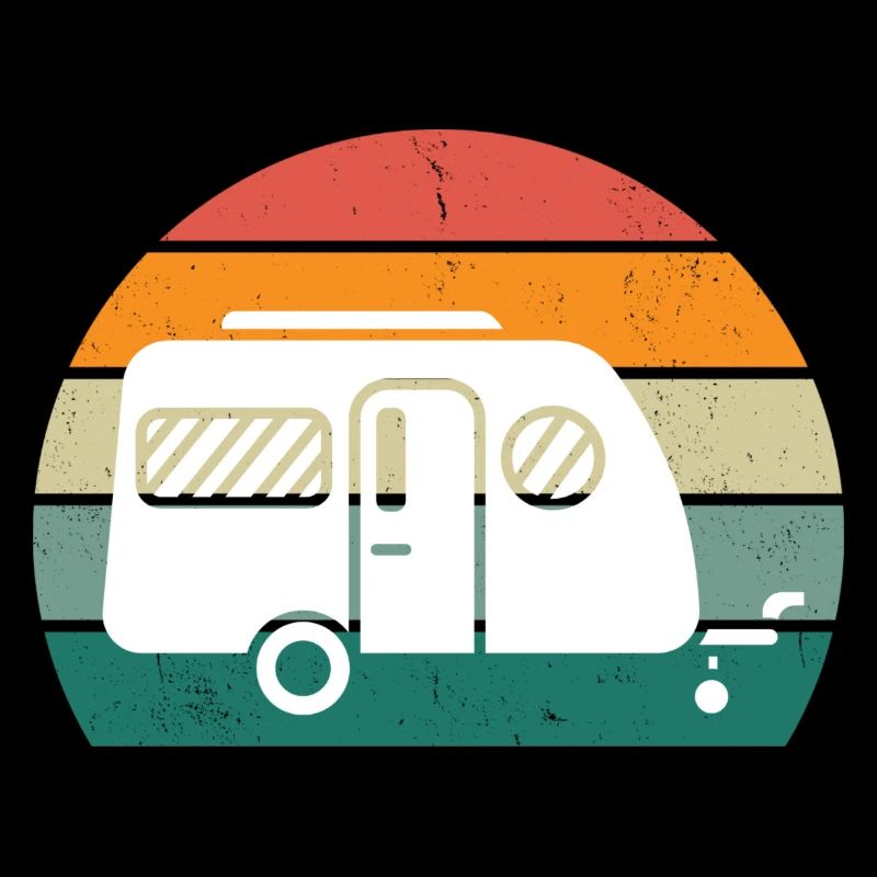Retro caravan