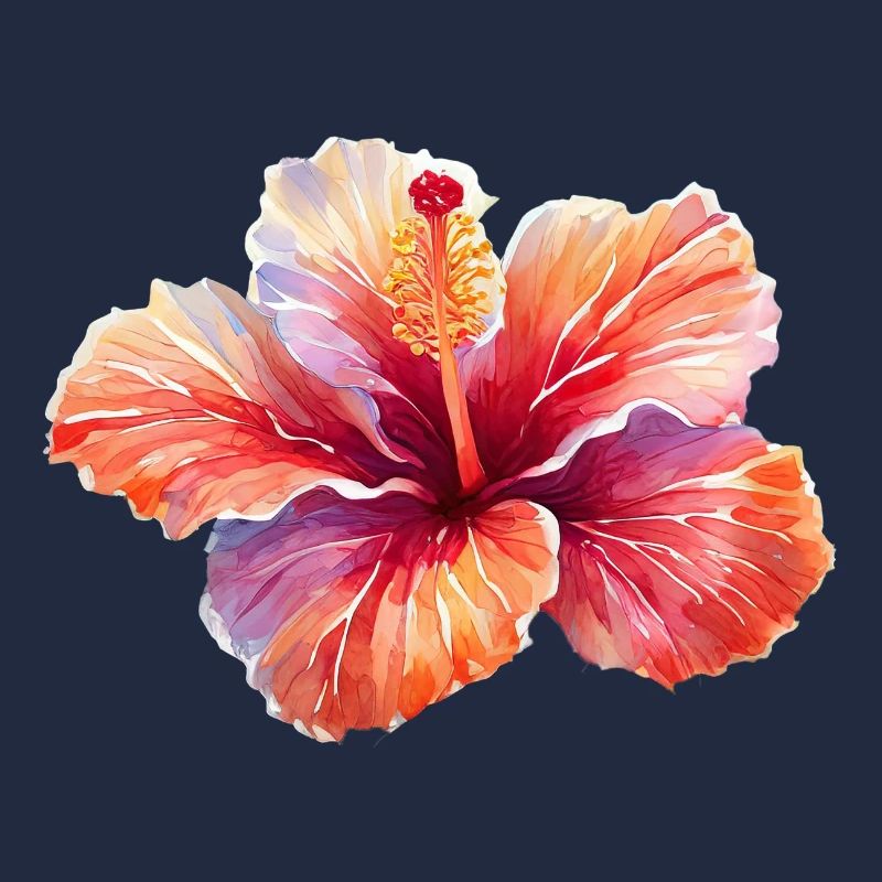 Hibiskusblüte bunt