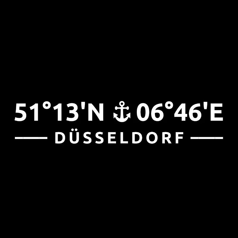 Düsseldorf Koordinaten Design