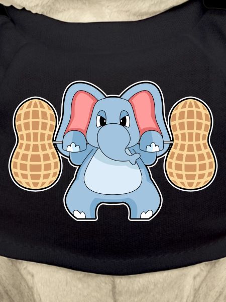 Bodybuilder éléphant avec barre