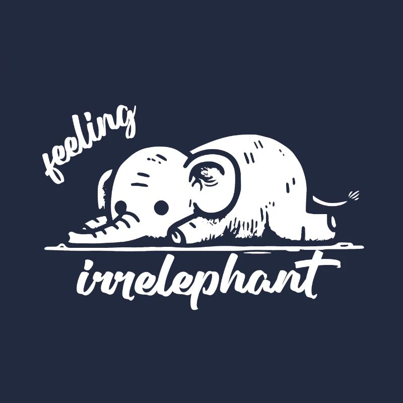 feeling irrelephant elephant animals funny pun