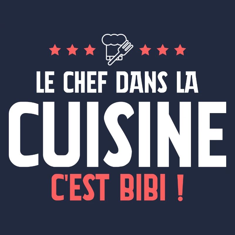 Le chef dans la cuisine c'est bibi ! - Tablier