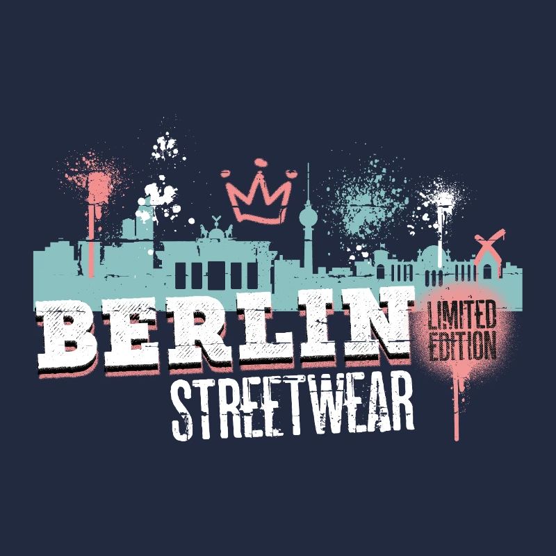 Berlin Skyline City Germany Graffiti Art