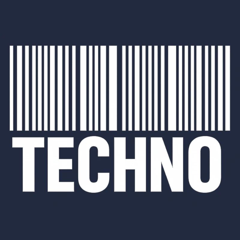 Techno Barcode Muster
