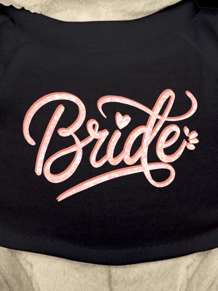 Bridal glitter font