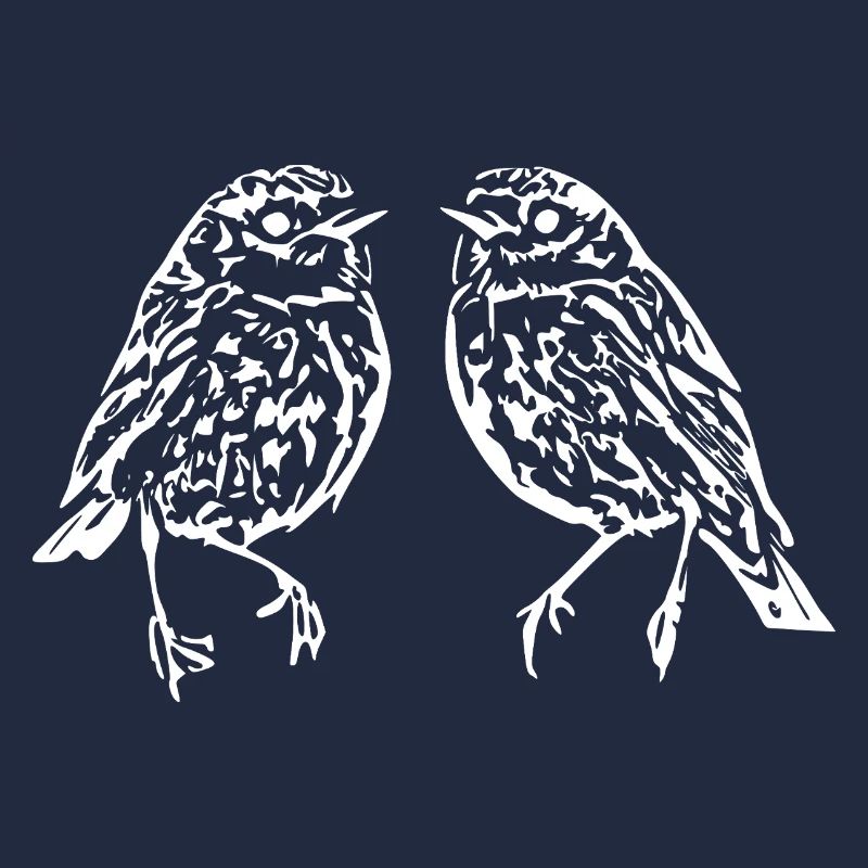 oiseaux blancs oiseau cadeau blanc ornithologue