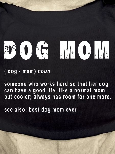 dog mom funny definition