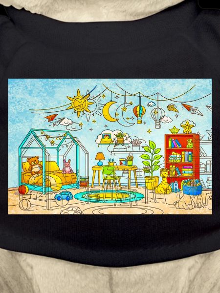 Dreamy Playroom Illustration