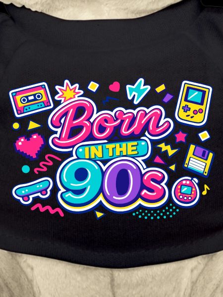 Born in den 90ern Neon-Retro