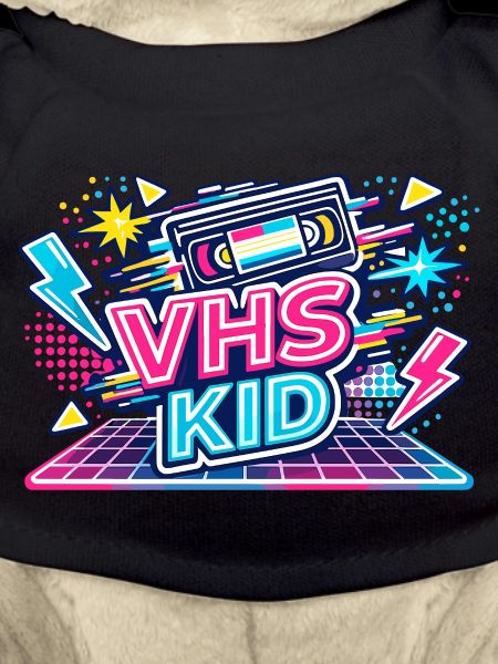 VHS KID Neon Retro