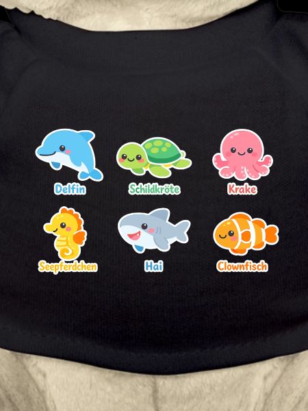 Cuddly Sea Creatures Sticker