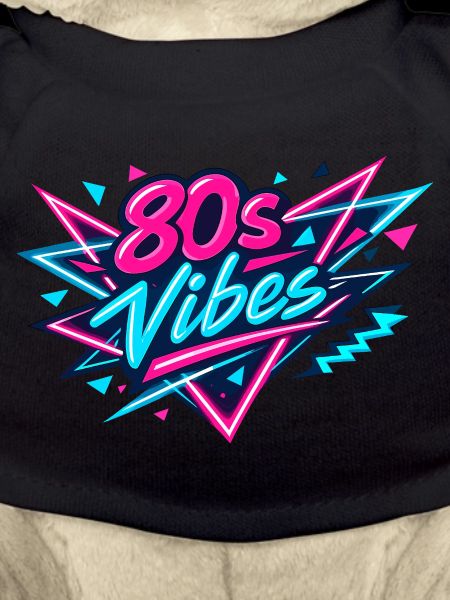 80s Vibes Neon Retro