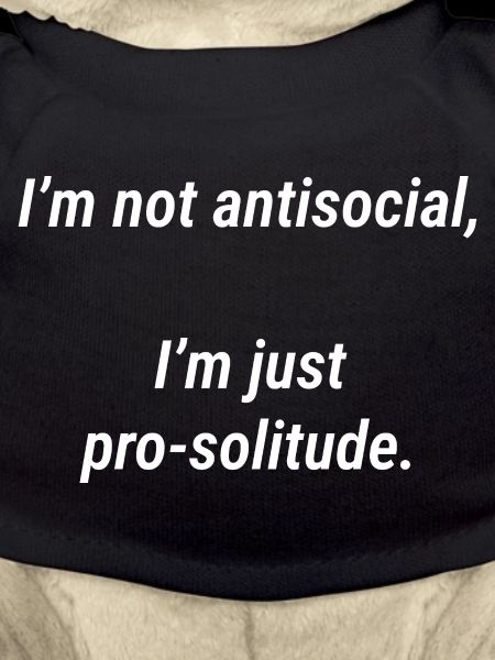 Pro Solitude Quote Tee
