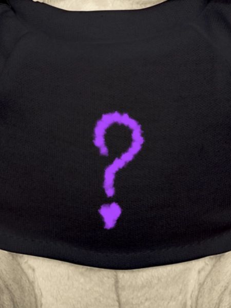 Conception des points d’interrogation violet