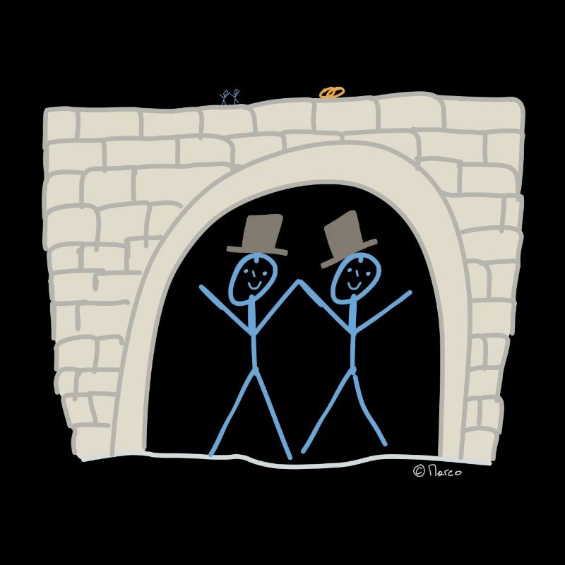 Strichmännchen Gleichgeschlechtliche Ehe Liebe