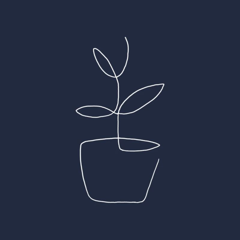 Minimalistische Blume