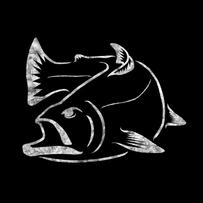 Saumon Logo - pêche au saumon
