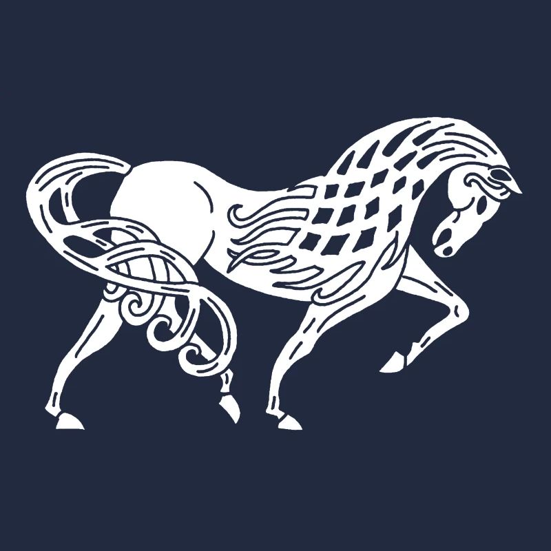 Cheval blanc celte