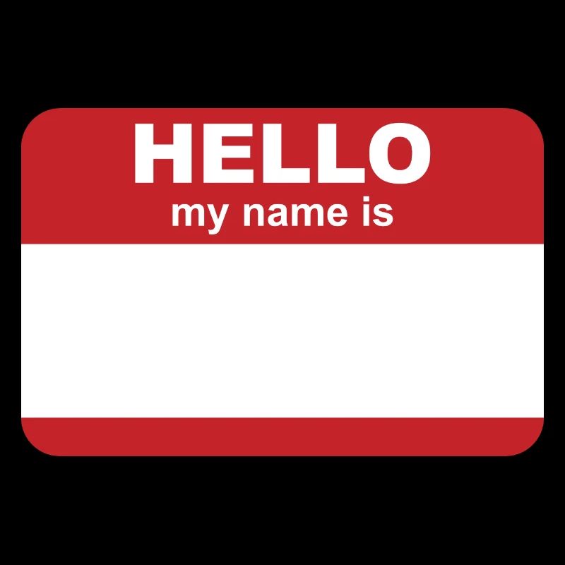 Name Tag Name Personalize Gift