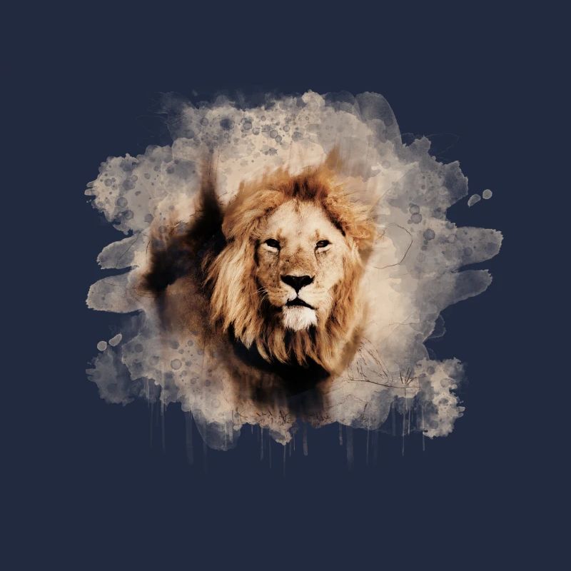 Lion splash