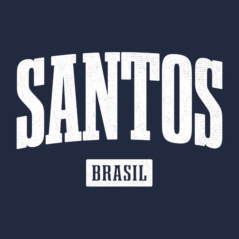 Contraste de lettrage Santos Brasil