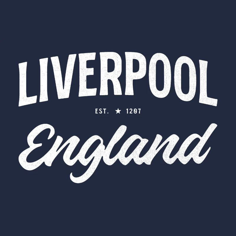 Vintage Liverpool Script Stil