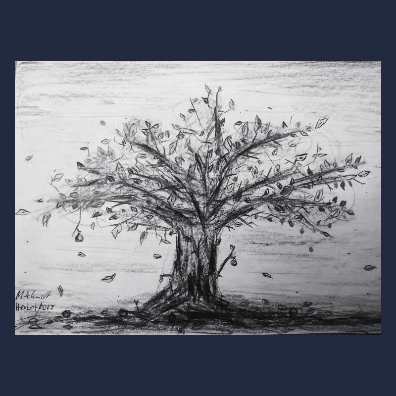 Herbst, Apfelbaum