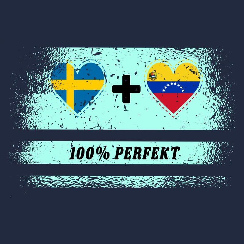 Venezuela und Schweden 100% perfekt / Geschenk
