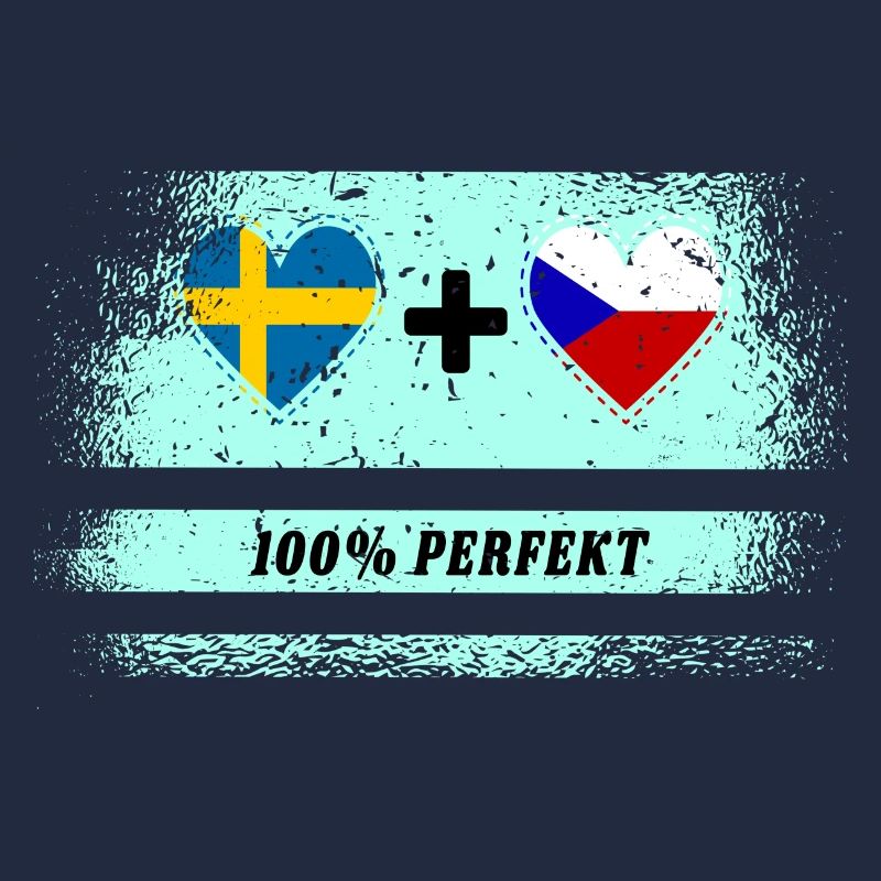 République tchèque et Suède 100% Parfait / Cadeau