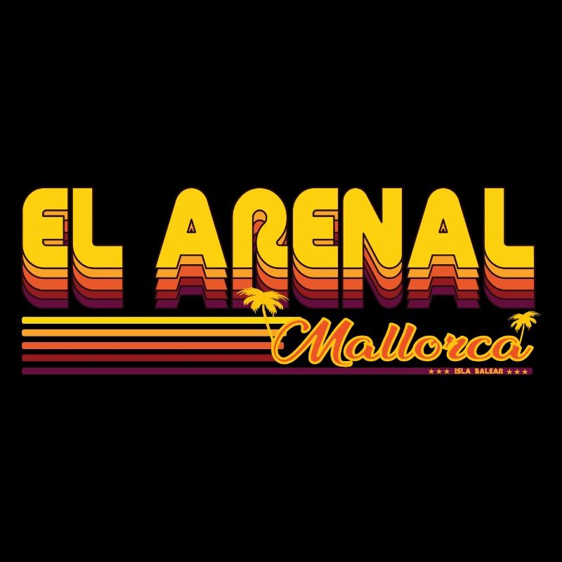 El Arenal summer holiday design