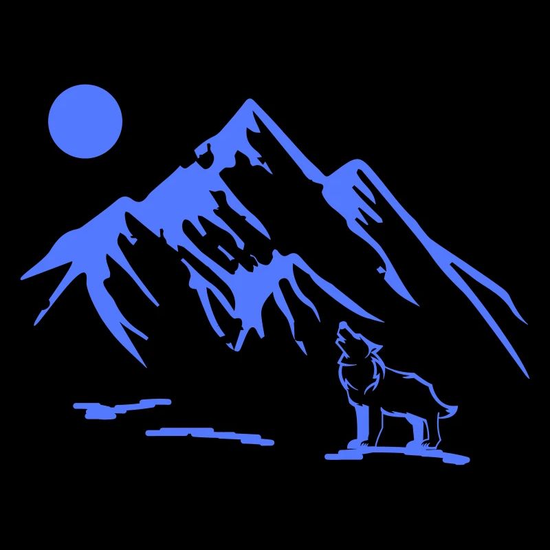 wolf vollmond