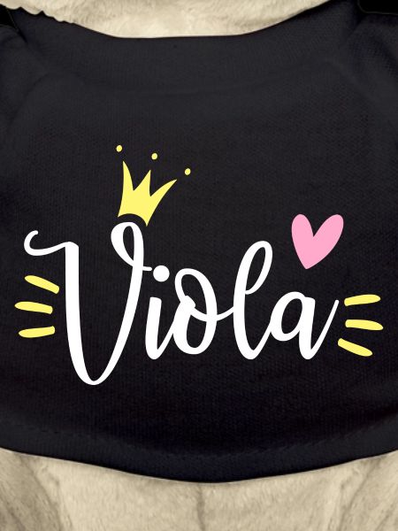Viola Name Crown
