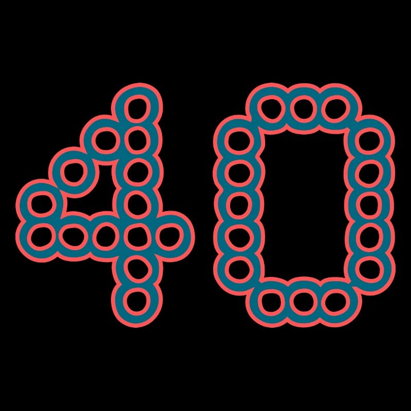 40. 40 ANS. 40e ANNIVERSAIRE. ANNIVERSAIRE 40 ANS.