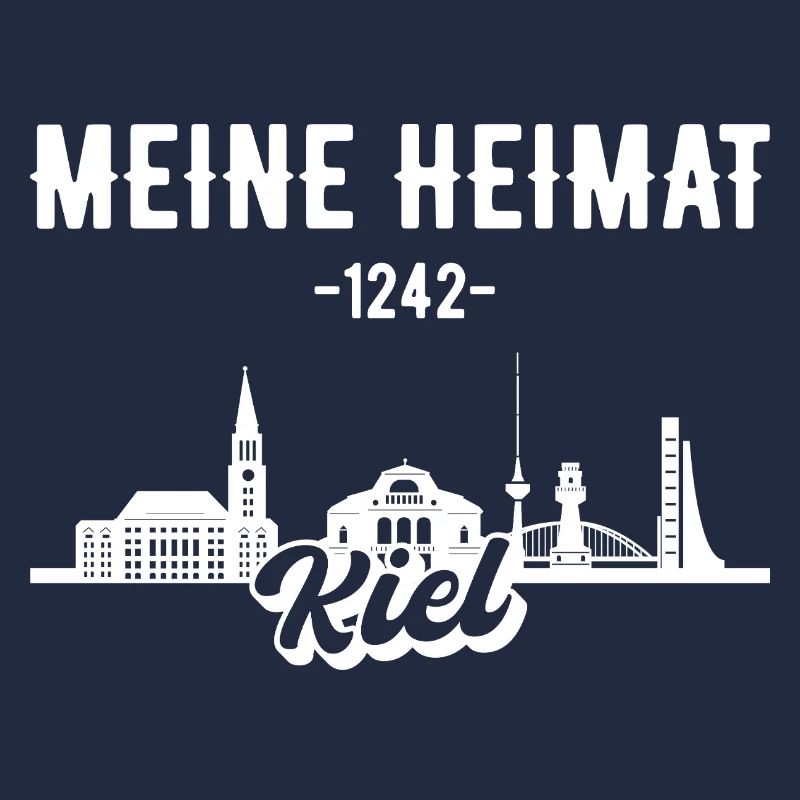 Kiel Skyline Geschenk