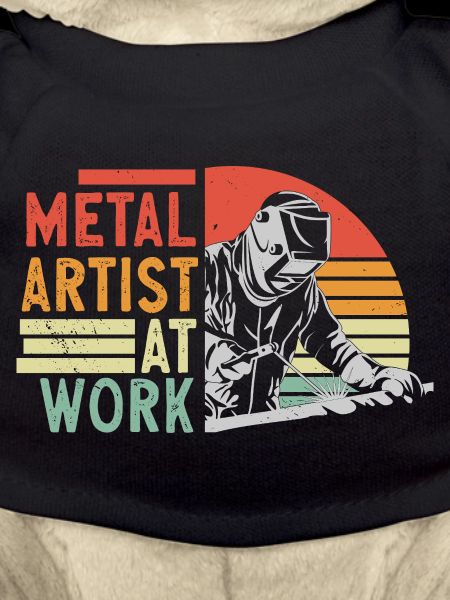 Metal Artist At Work