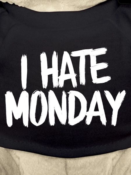 I Hate Monday Divertente Funny
