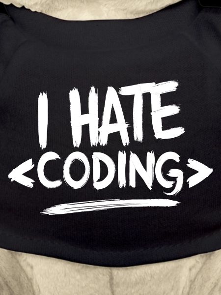 Je déteste coder Programmeur Web