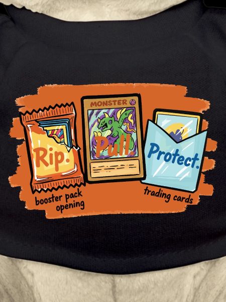 Rip Pull Protect Sammelkarten-Boosterpack-Öffnung