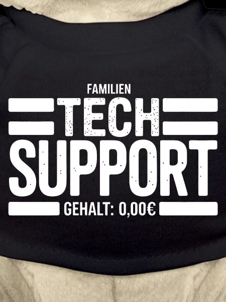 Familien Tech Support Schild