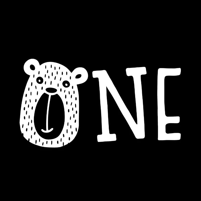 First Birthday - Birth - Happy Birthday - Bear