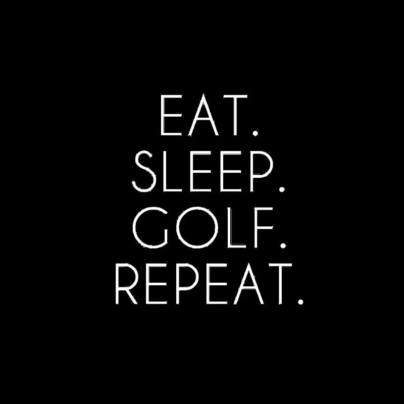 Eat Sleep Golf Repeat Geschenk