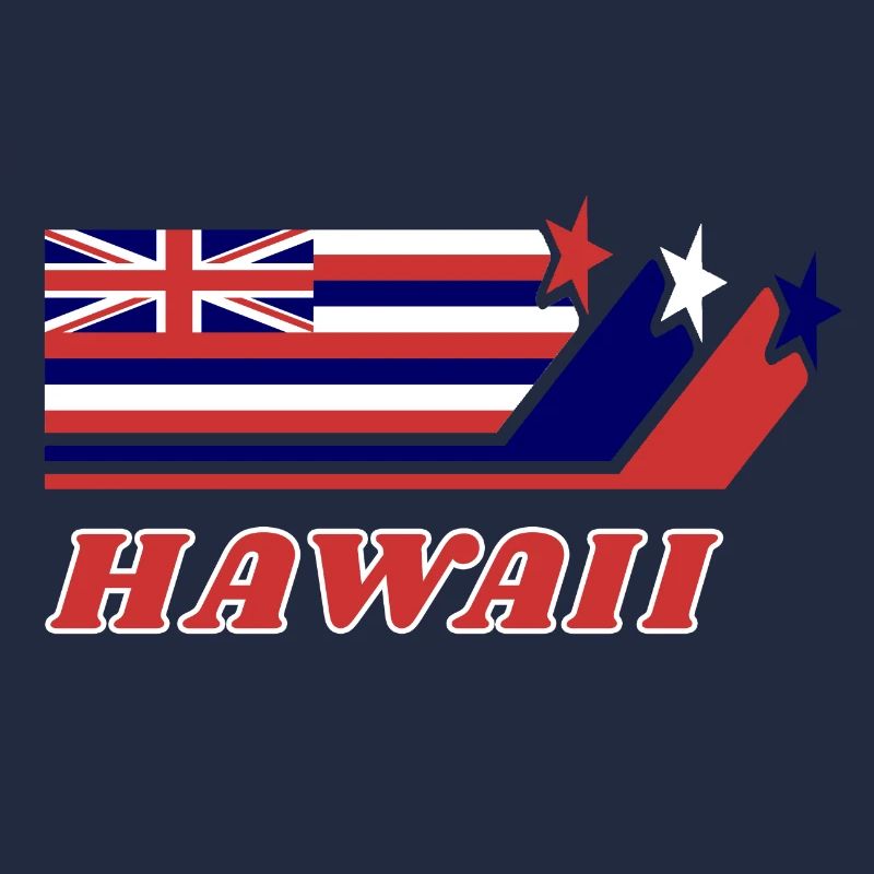 Cadeau de drapeau hawaï Honolulu