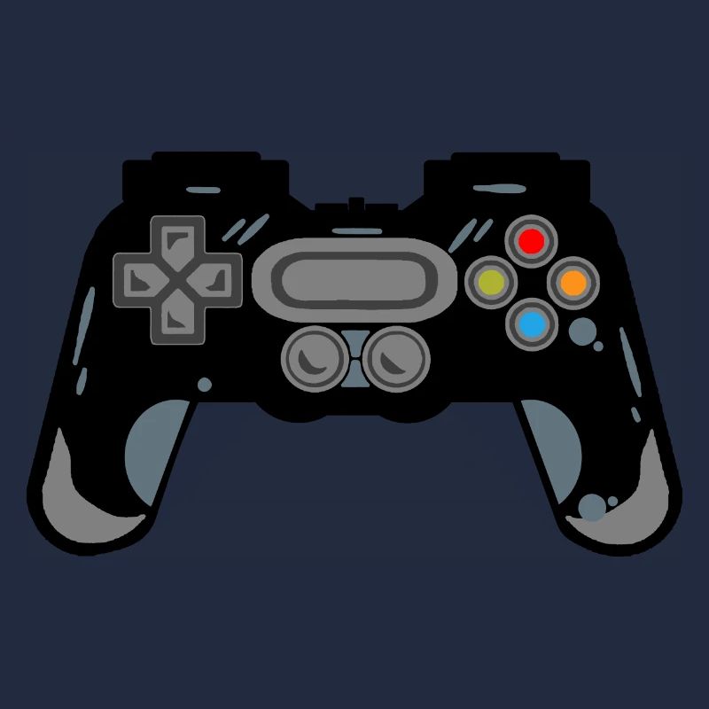 Retro Controller Silhouette